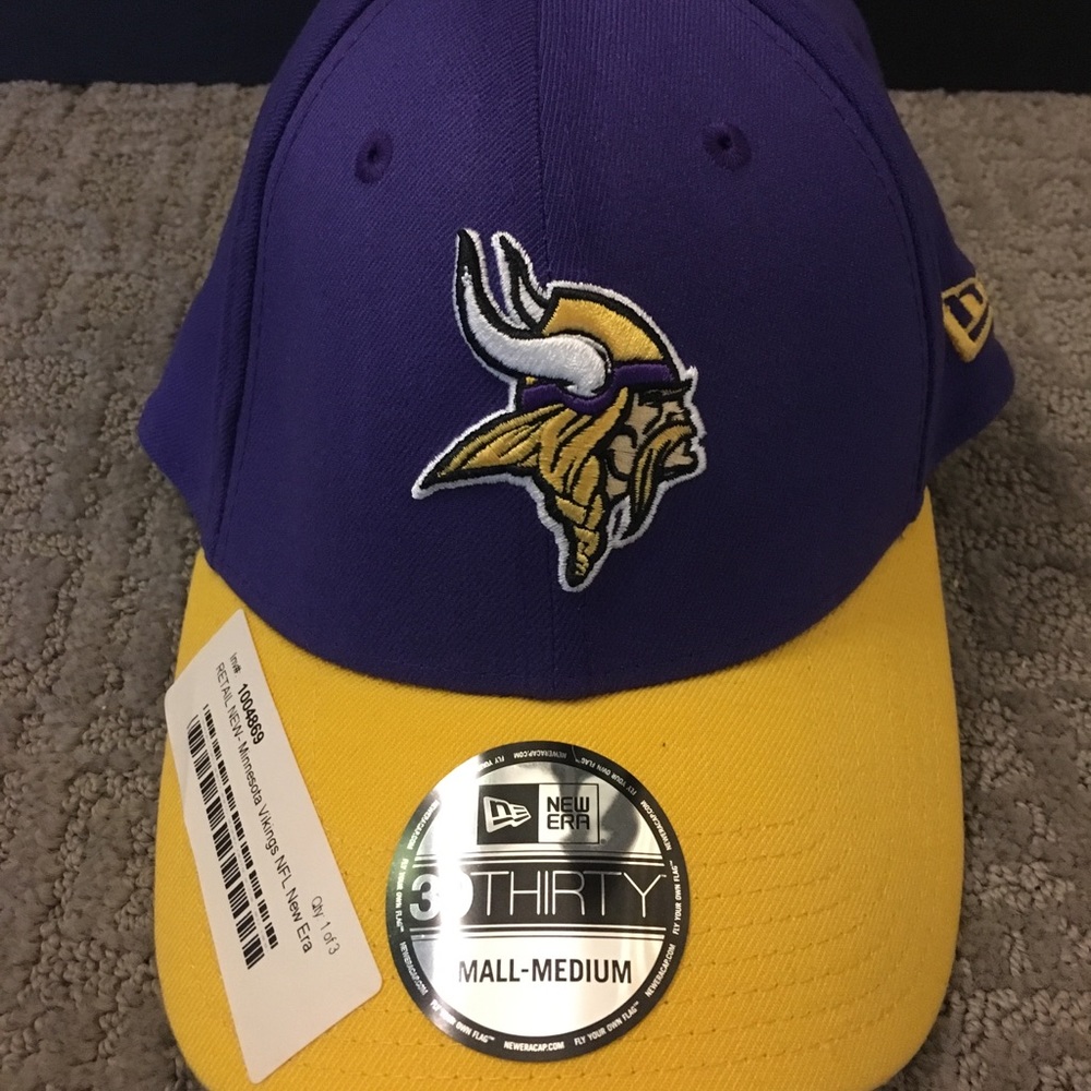 Minnesota Vikings NFL Purple Hat Cap S/M New Era